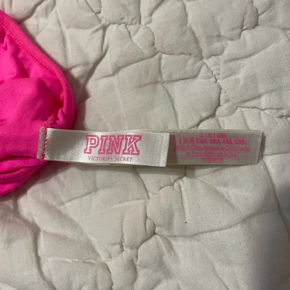 Victoria's Secret Pink and Multicolor Sports Bra Set - Picture 5 of 6